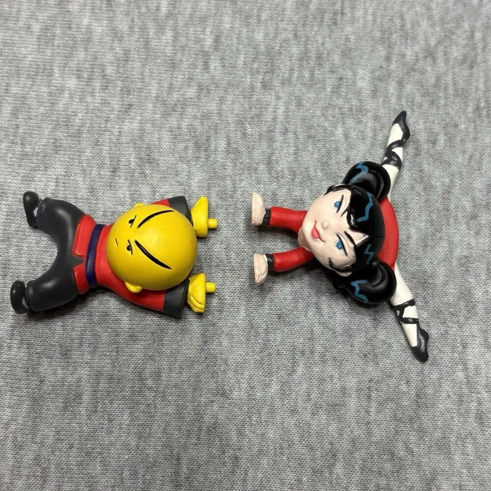 Xiaolin Showdown Omi &‎ Kimiko Figure Set 2005 Warner Bros Cartoon Network